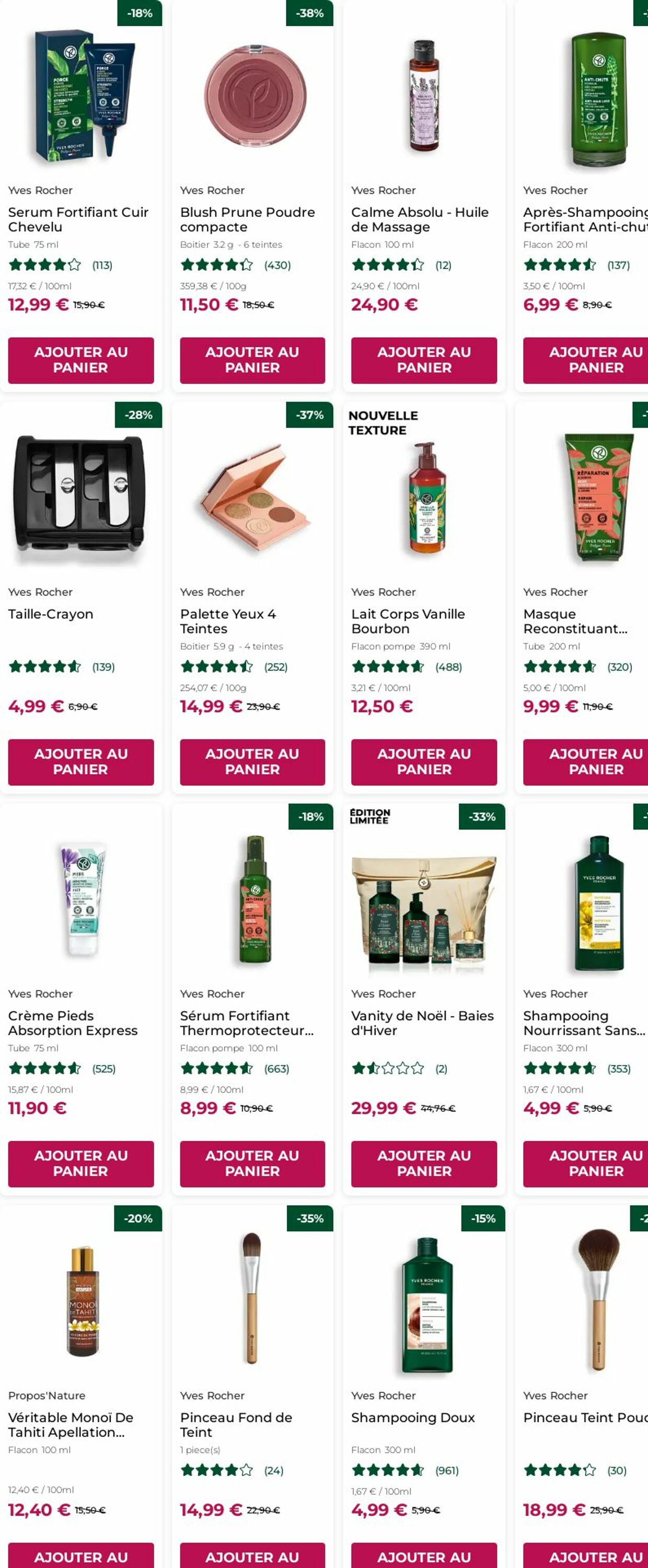 Catalogue Yves Rocher 20.10.2025 - 29.10.2025