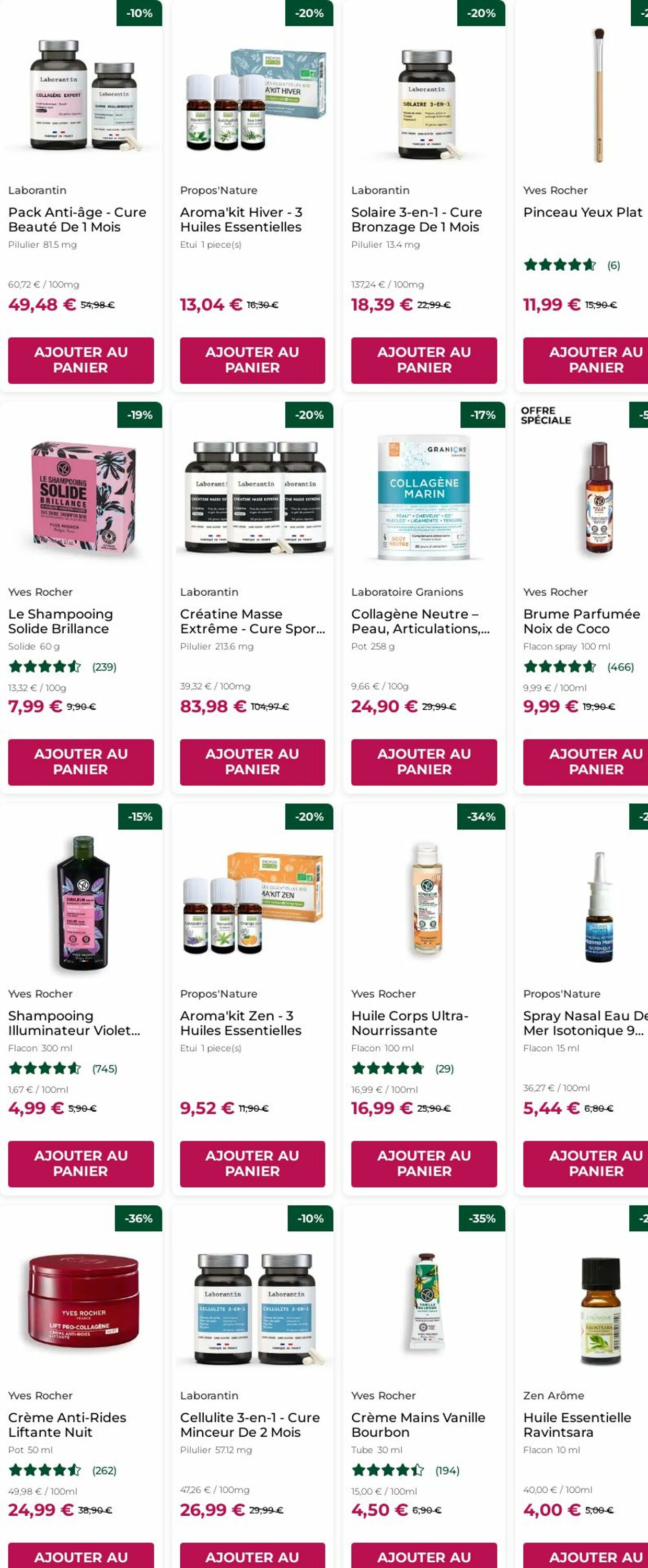 Catalogue Yves Rocher 20.10.2025 - 29.10.2025