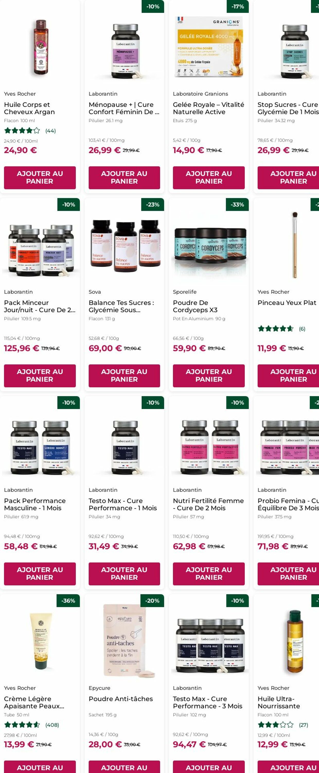 Catalogue Yves Rocher 20.10.2025 - 29.10.2025