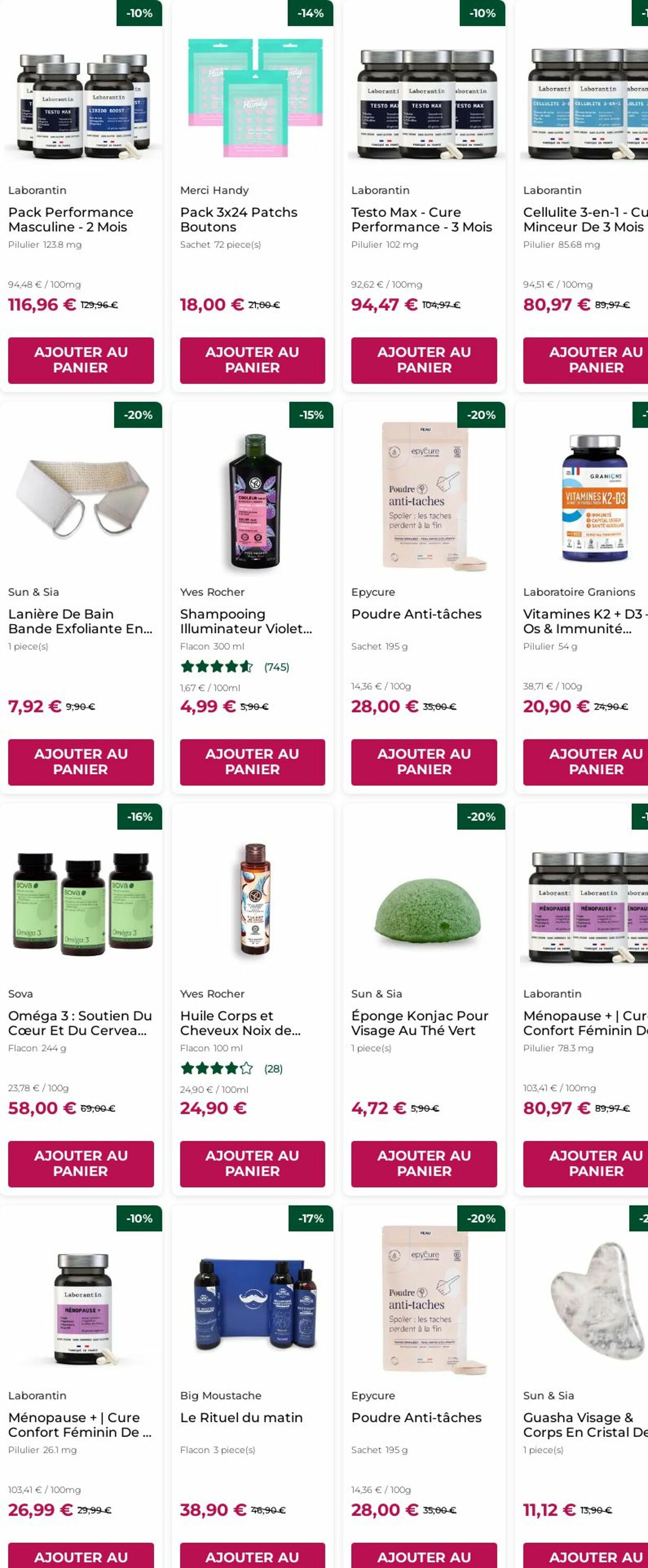 Catalogue Yves Rocher 20.10.2025 - 29.10.2025