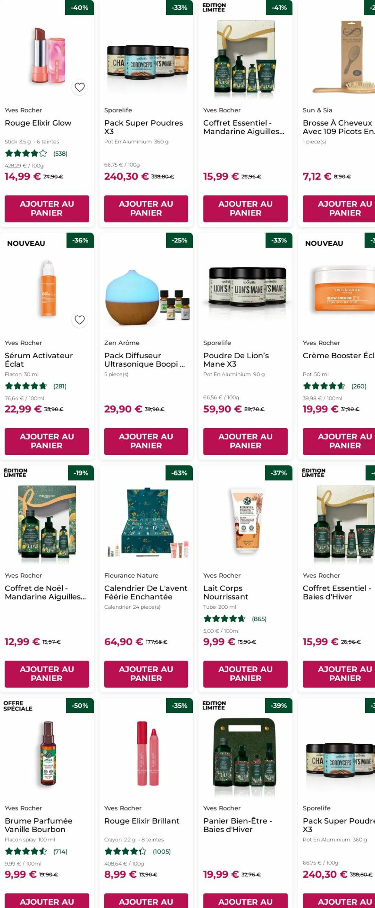 Catalogue Yves Rocher 20.10.2025 - 29.10.2025