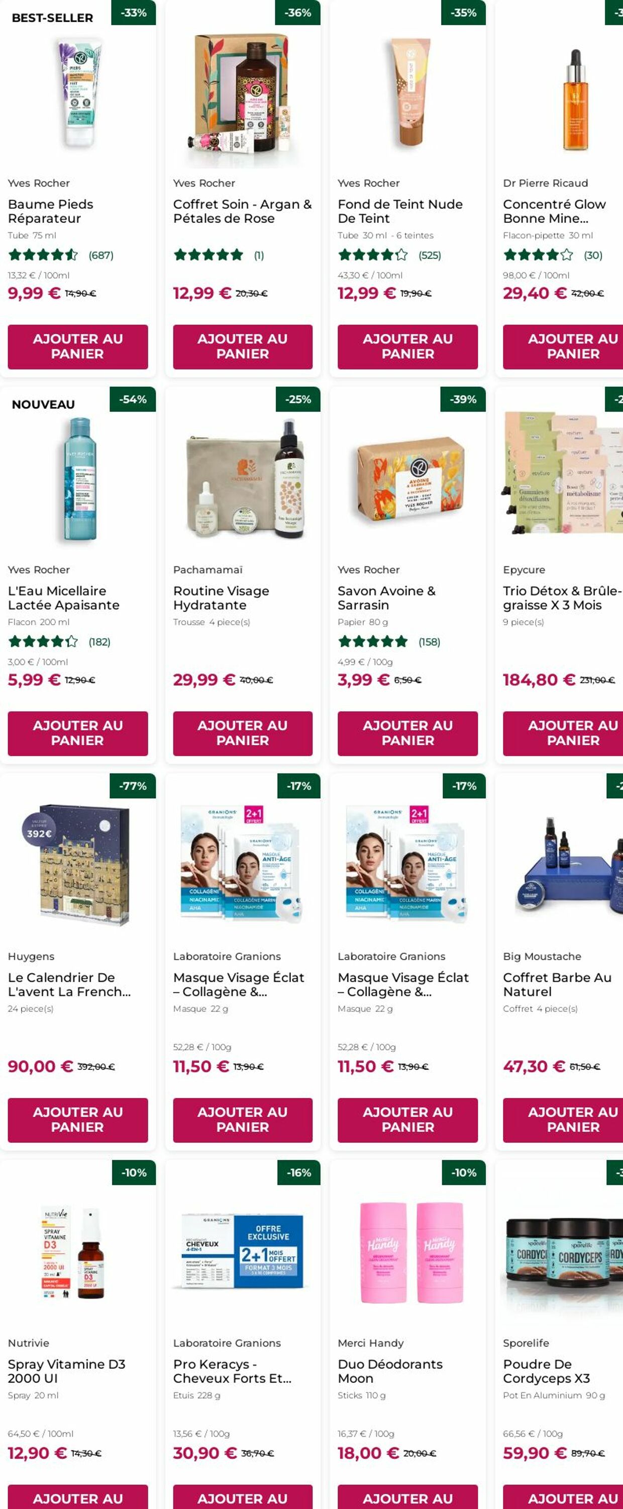 Catalogue Yves Rocher 13.10.2025 - 22.10.2025