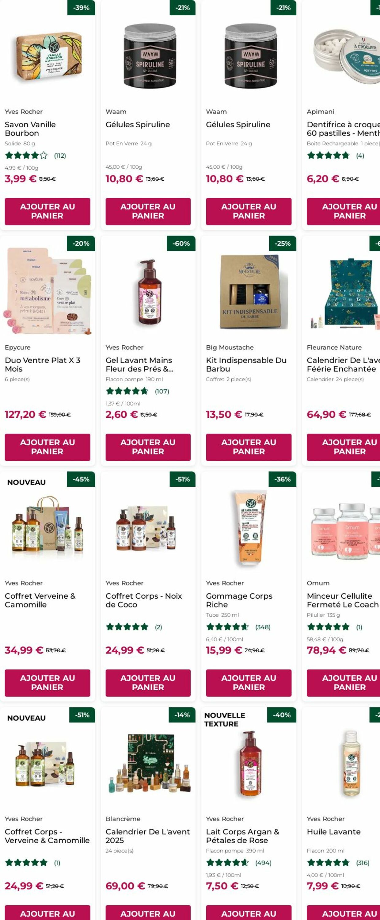 Catalogue Yves Rocher 13.10.2025 - 22.10.2025