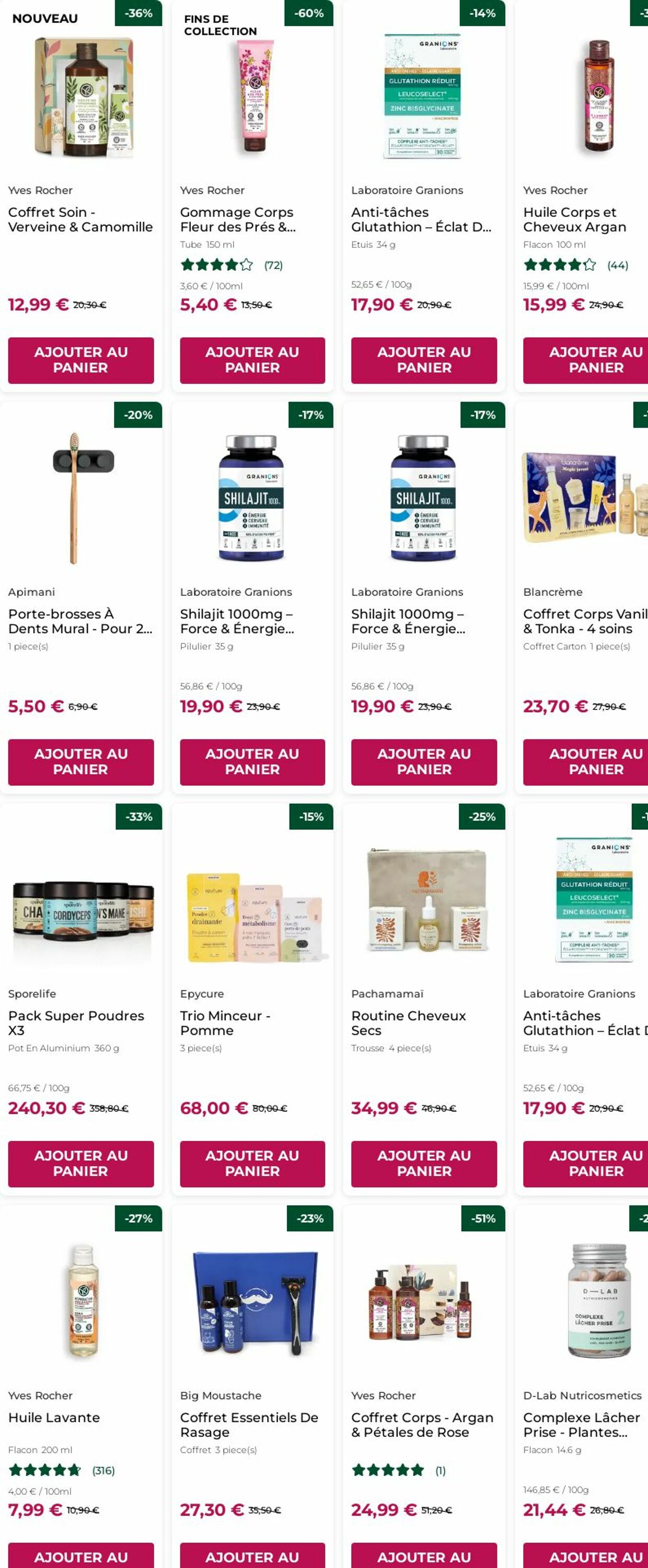 Catalogue Yves Rocher 13.10.2025 - 22.10.2025