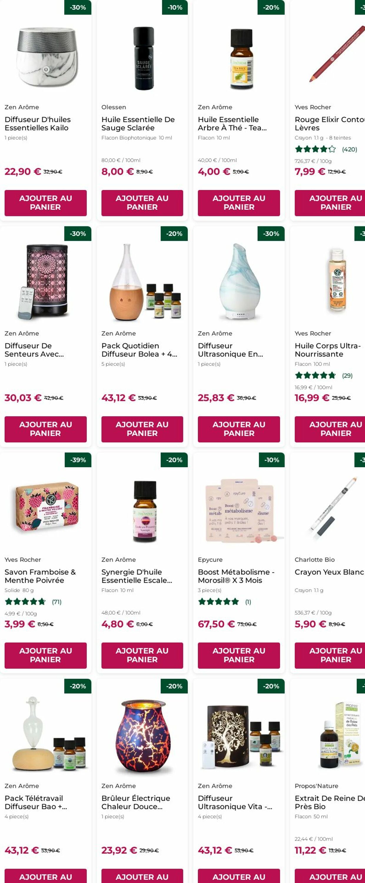 Catalogue Yves Rocher 13.10.2025 - 22.10.2025