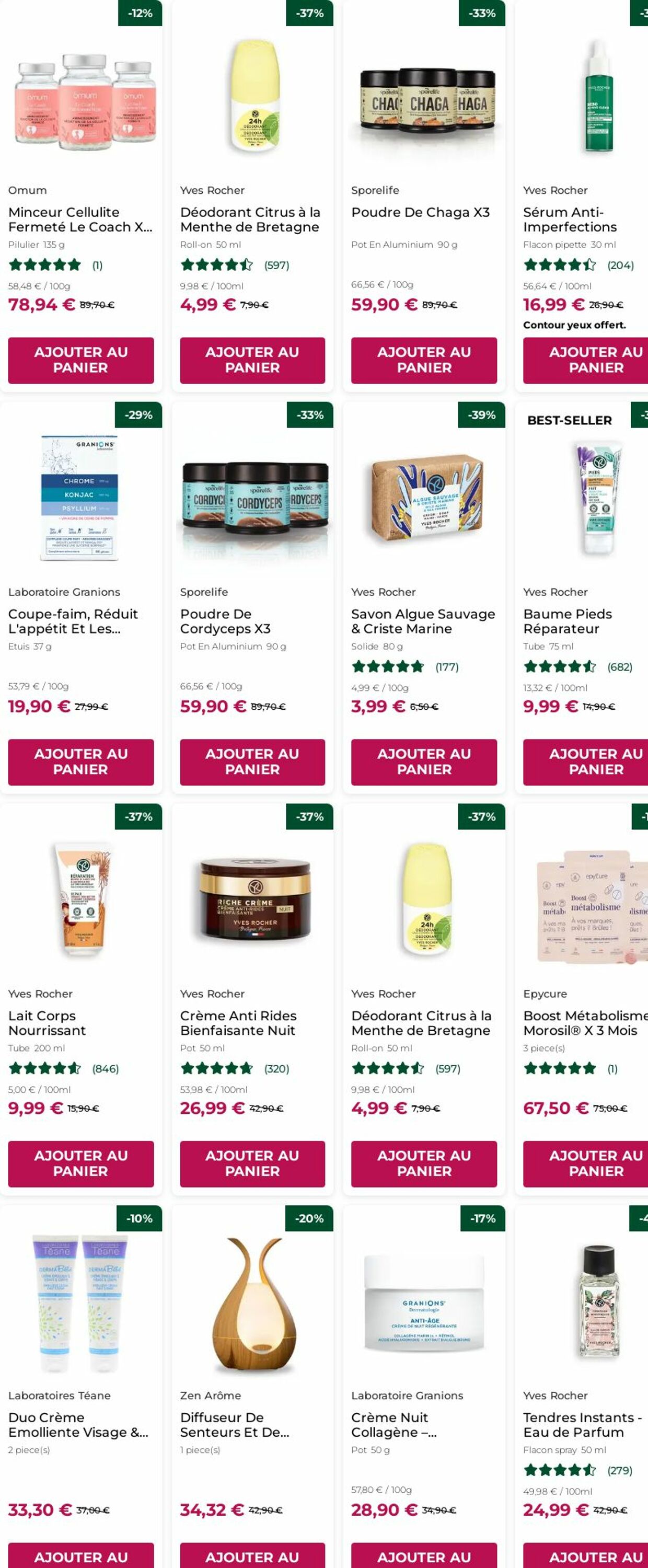 Catalogue Yves Rocher 06.10.2025 - 15.10.2025