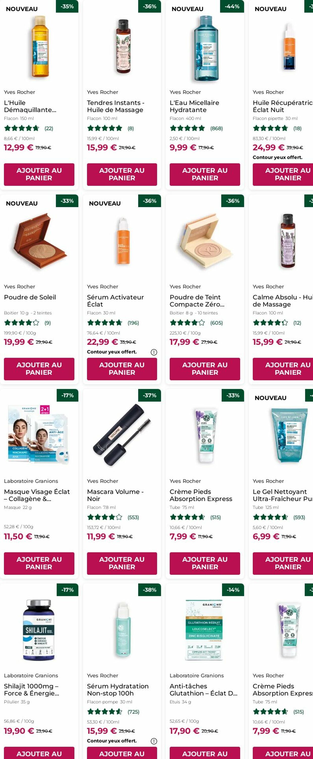 Catalogue Yves Rocher 06.10.2025 - 15.10.2025