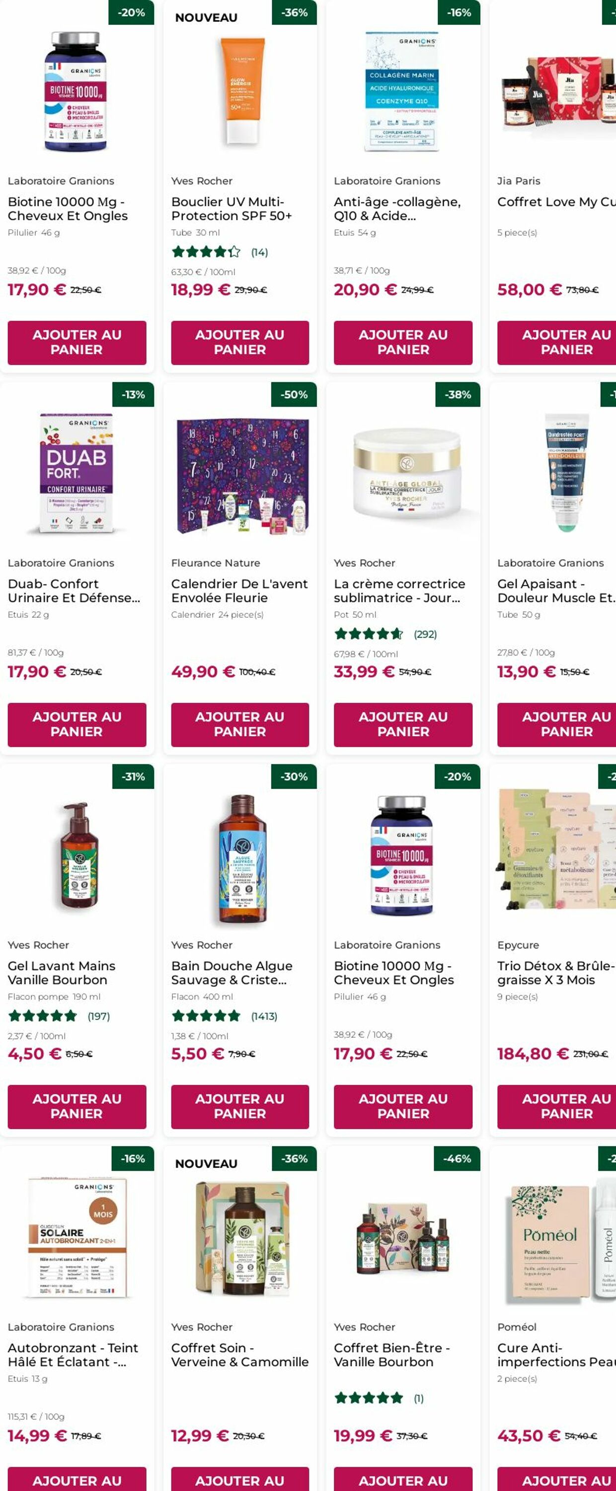 Catalogue Yves Rocher 06.10.2025 - 15.10.2025