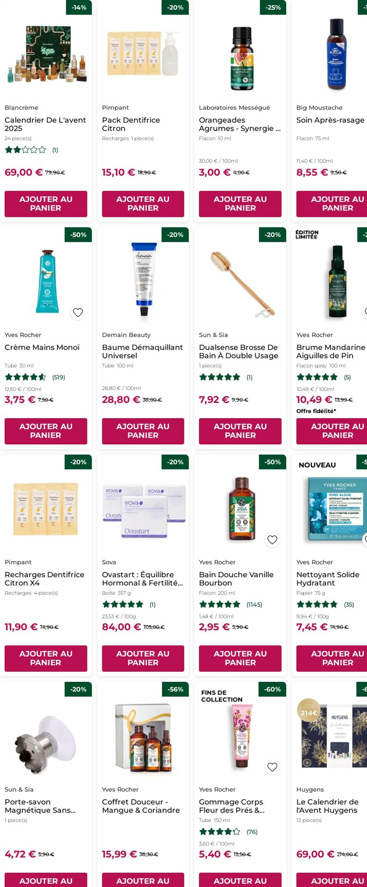 Catalogue Yves Rocher 24.11.2025 - 03.12.2025