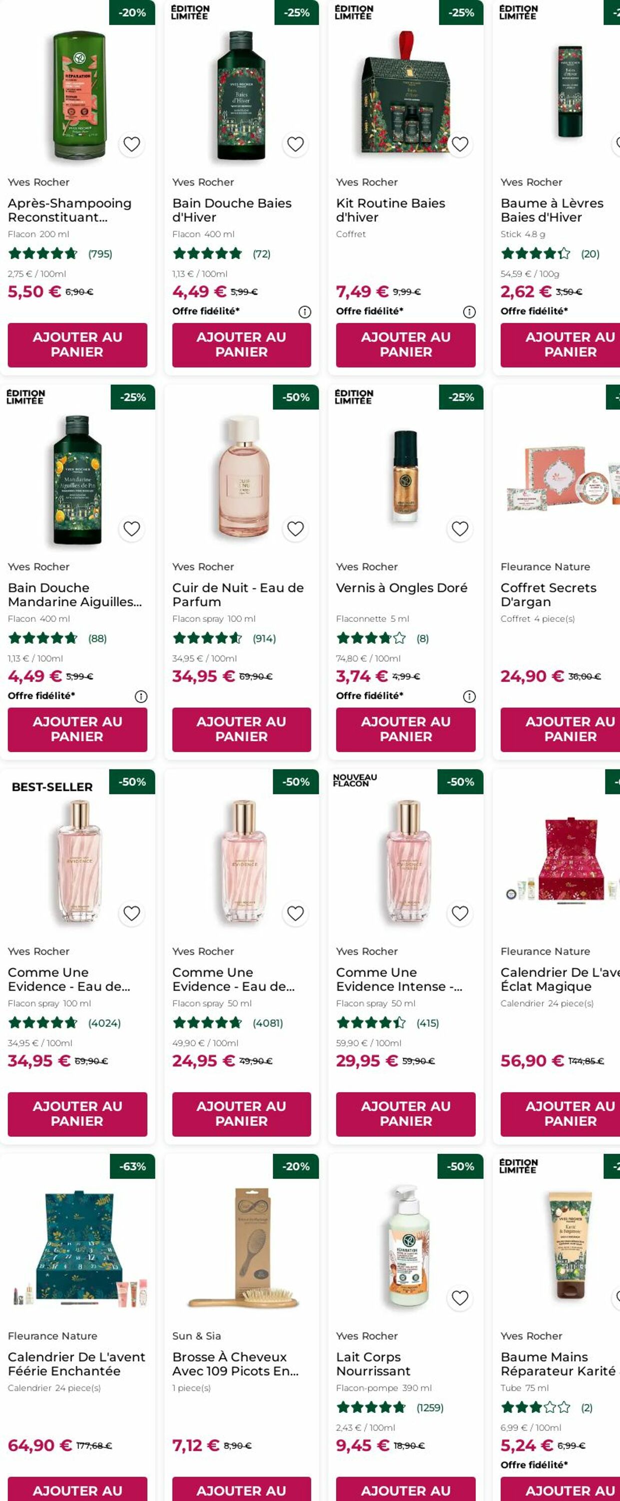 Catalogue Yves Rocher 24.11.2025 - 03.12.2025