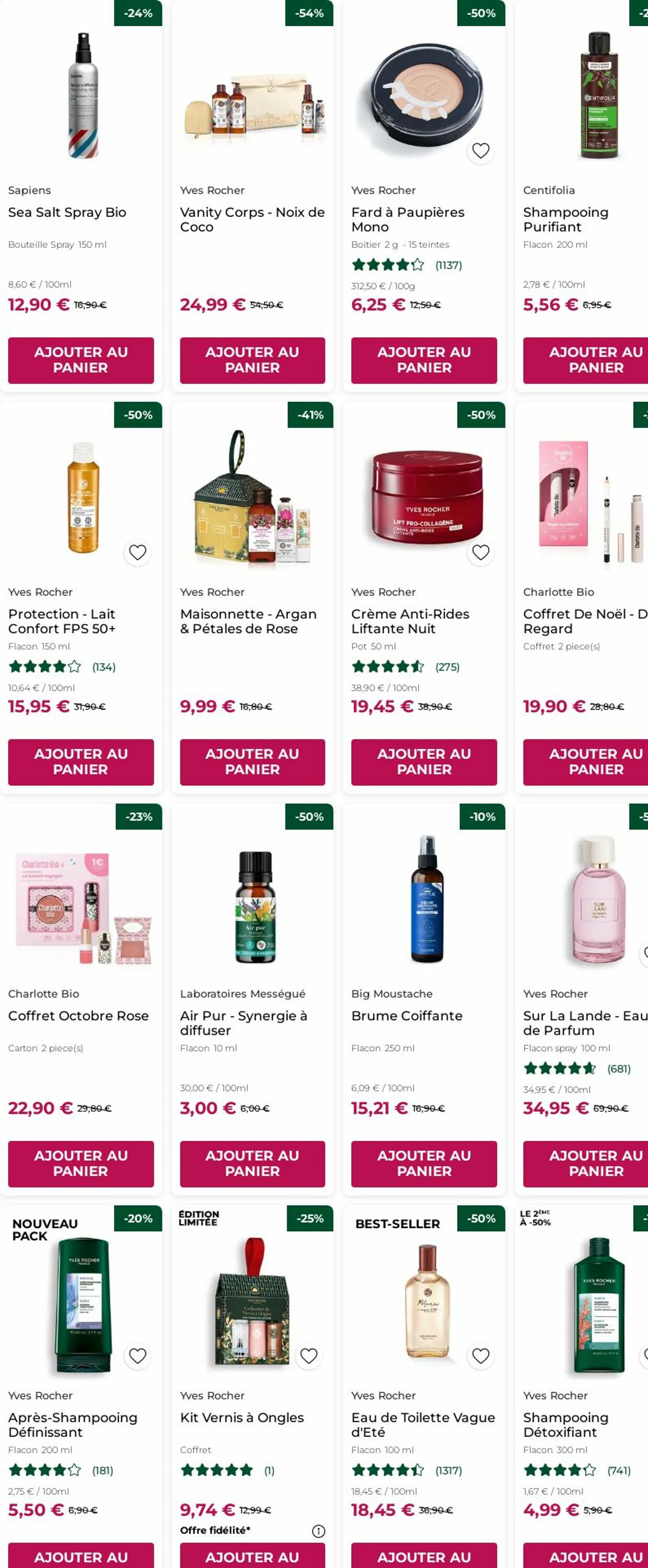 Catalogue Yves Rocher 24.11.2025 - 03.12.2025