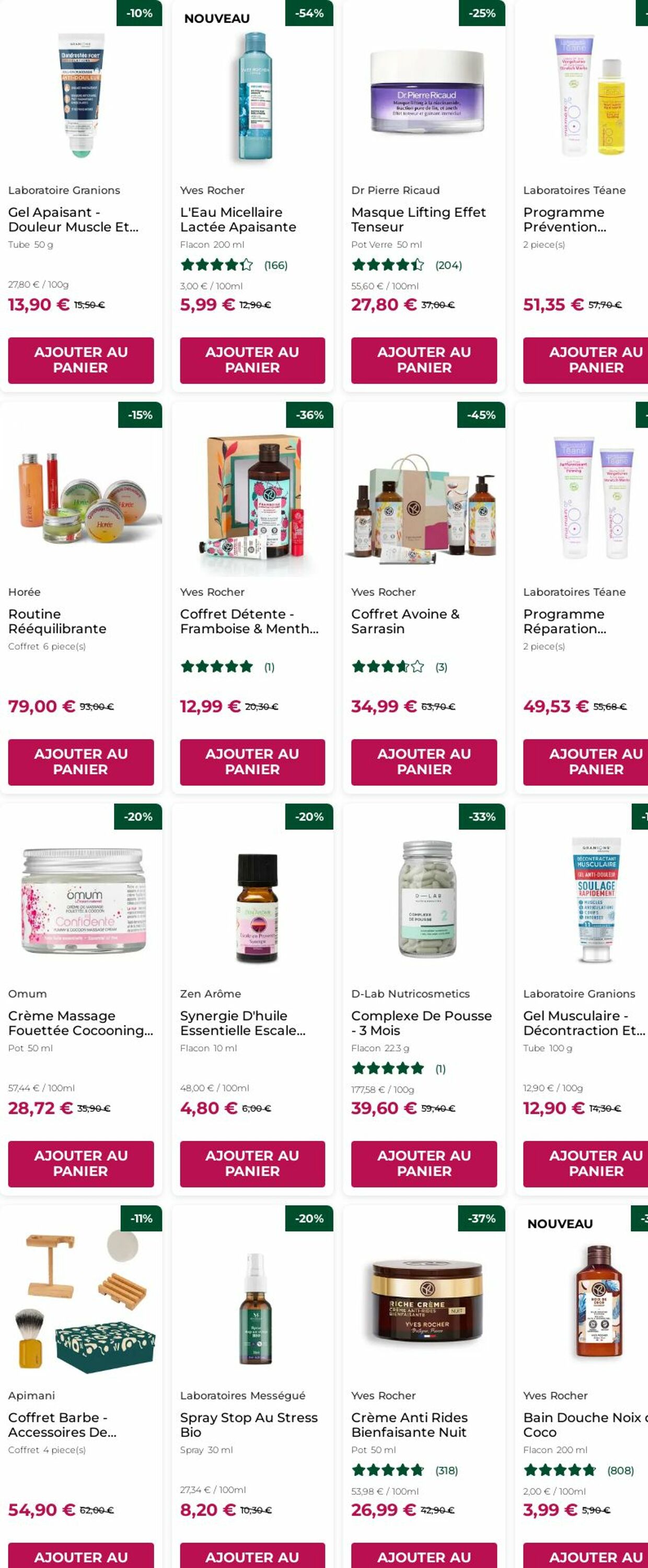 Catalogue Yves Rocher 29.09.2025 - 08.10.2025