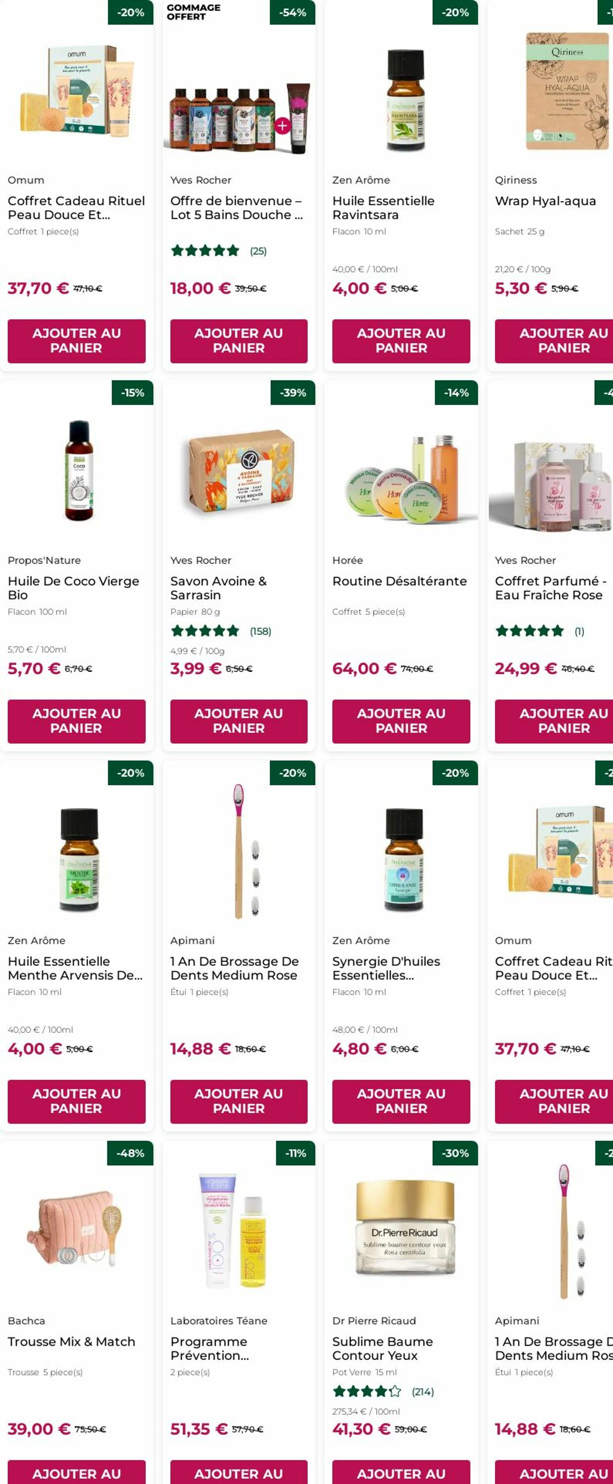 Catalogue Yves Rocher 29.09.2025 - 08.10.2025