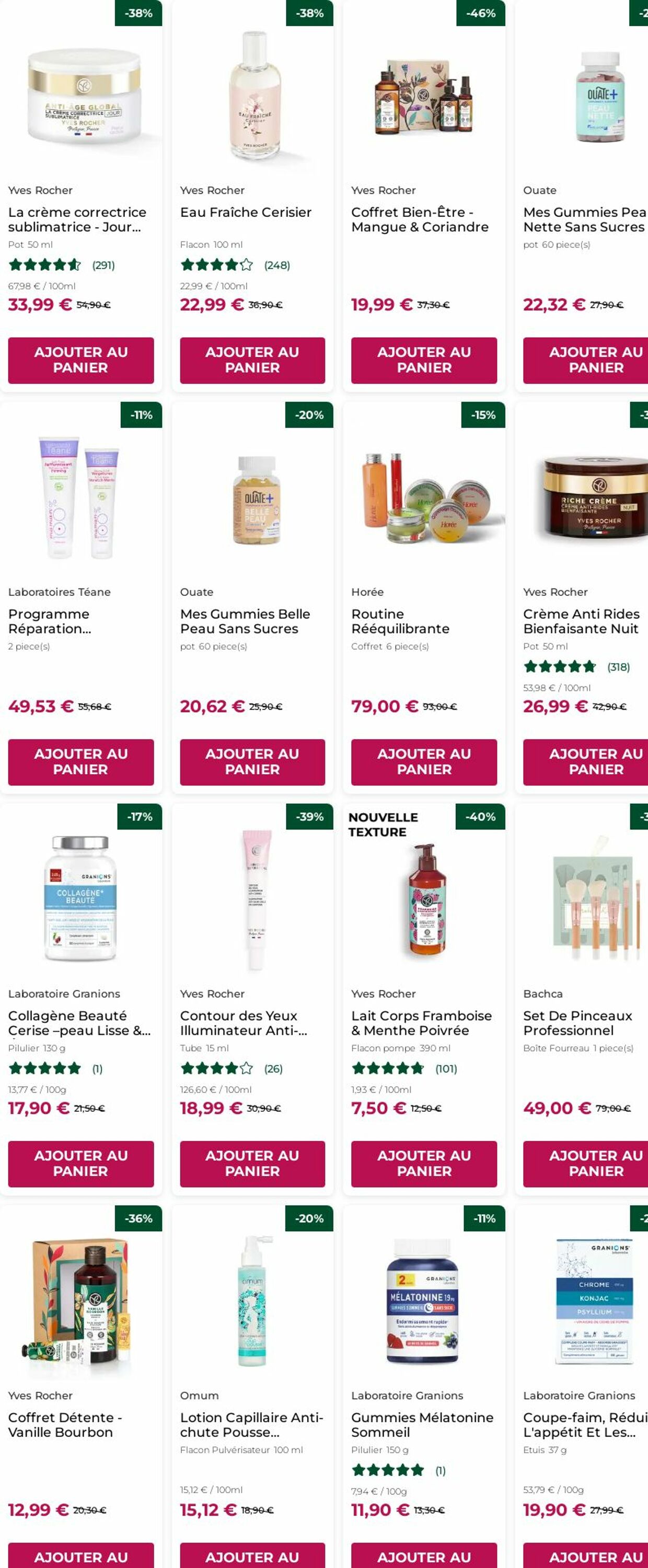 Catalogue Yves Rocher 29.09.2025 - 08.10.2025