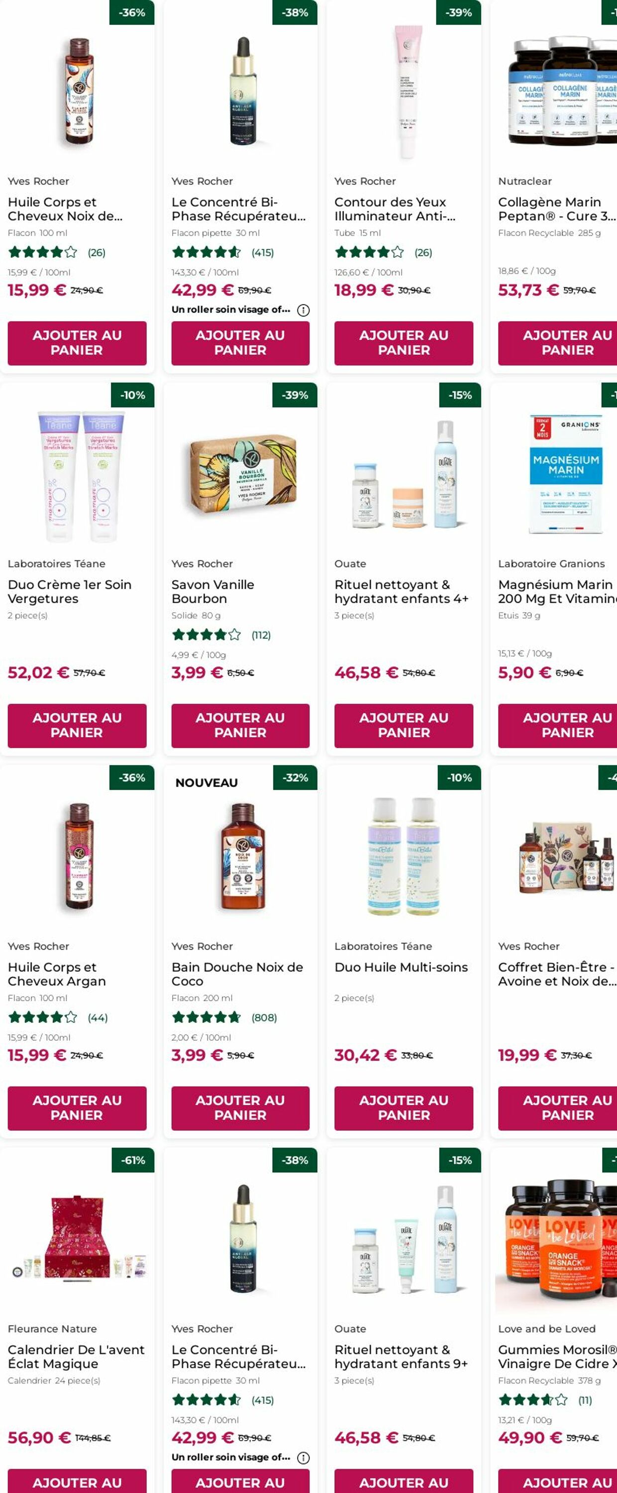 Catalogue Yves Rocher 29.09.2025 - 08.10.2025