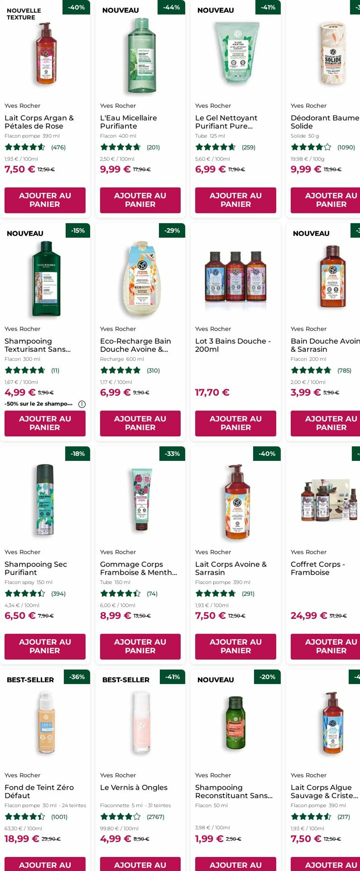 Catalogue Yves Rocher 15.09.2025 - 24.09.2025