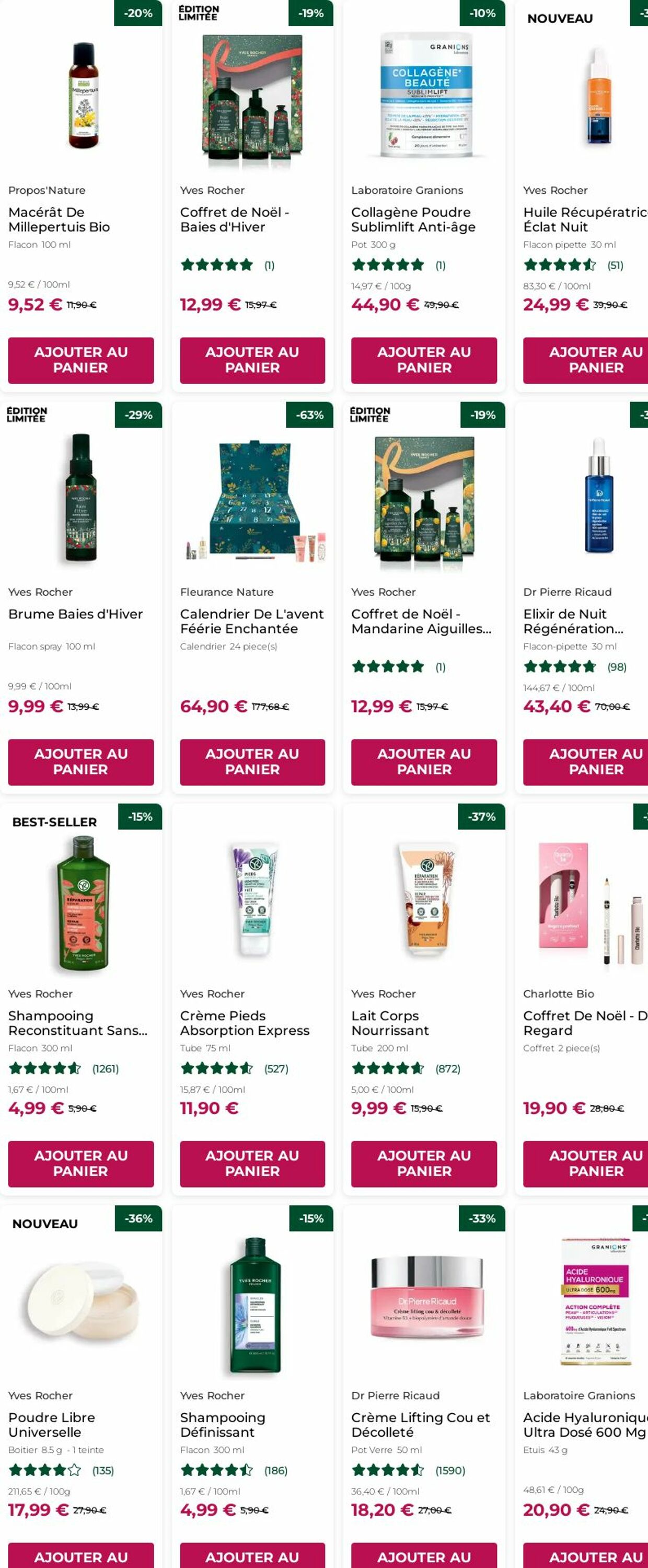 Catalogue Yves Rocher 27.10.2025 - 05.11.2025