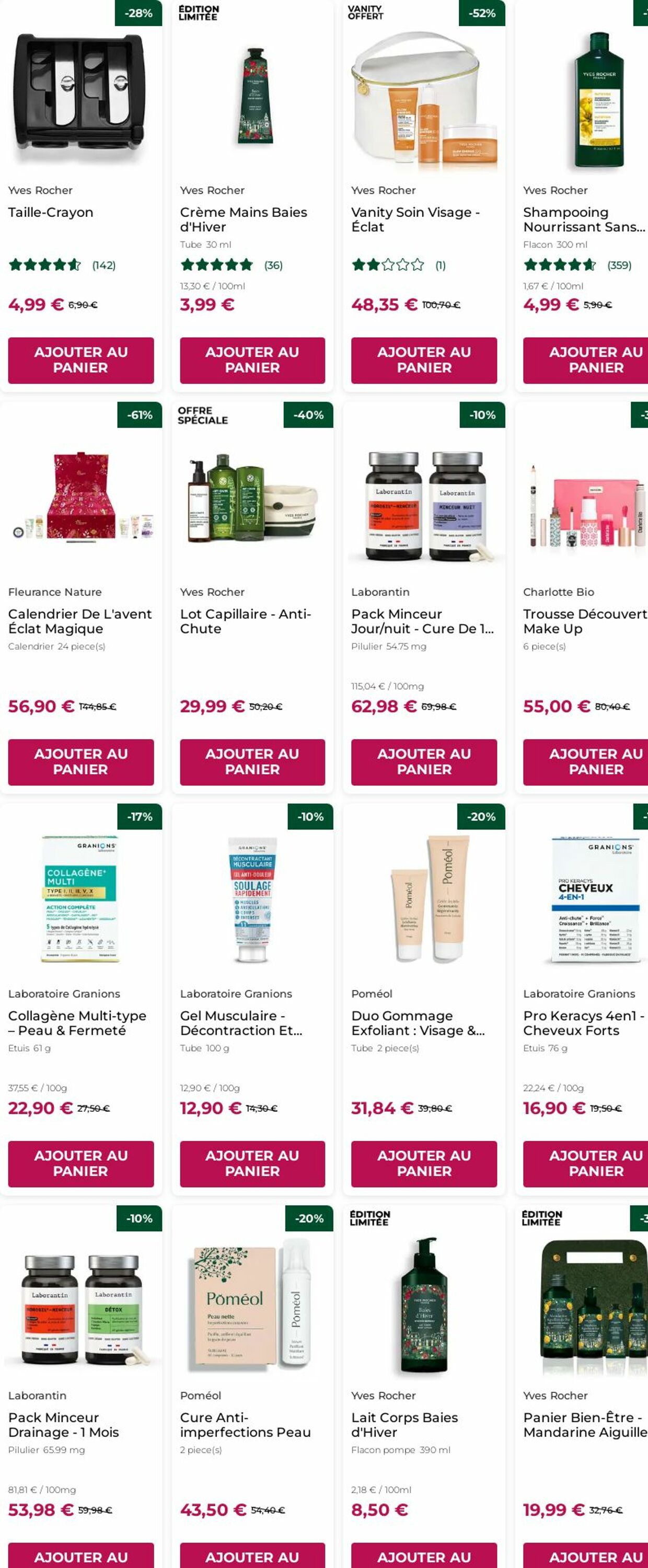 Catalogue Yves Rocher 27.10.2025 - 05.11.2025