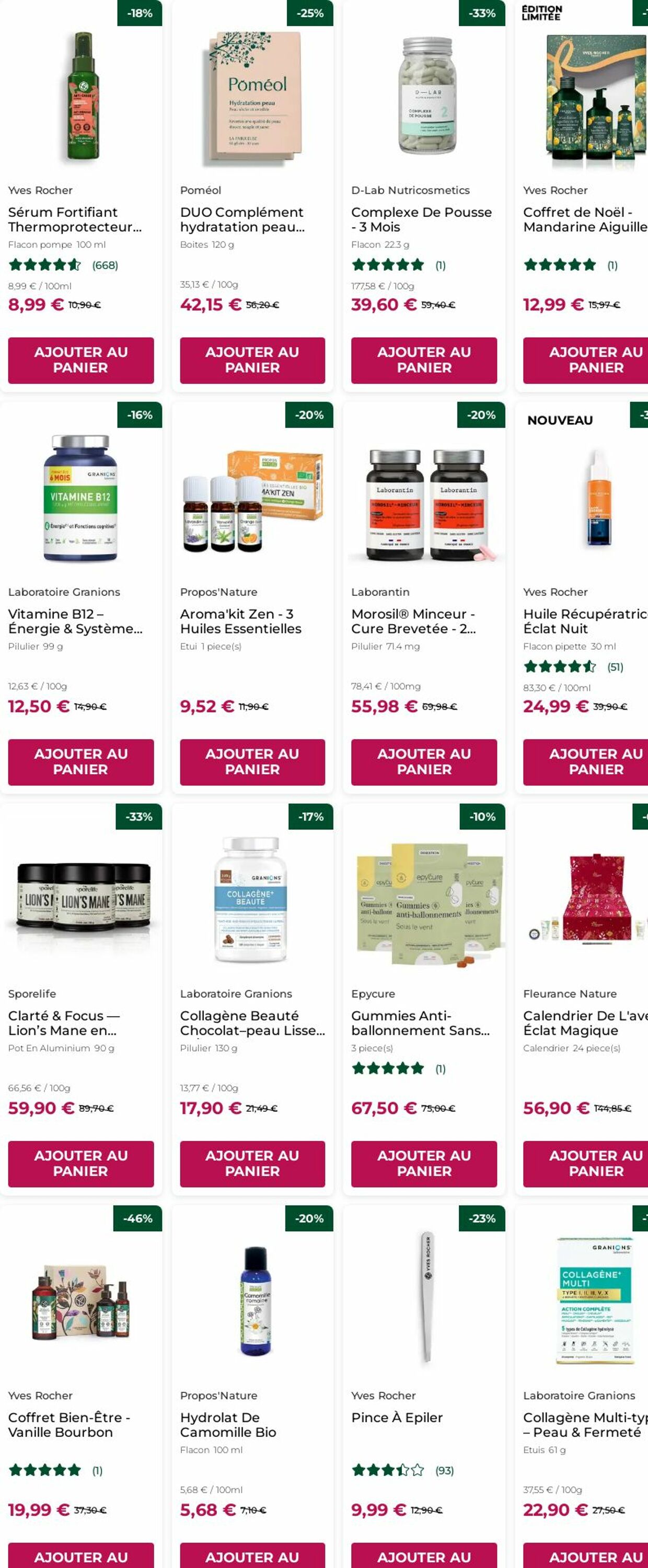 Catalogue Yves Rocher 27.10.2025 - 05.11.2025
