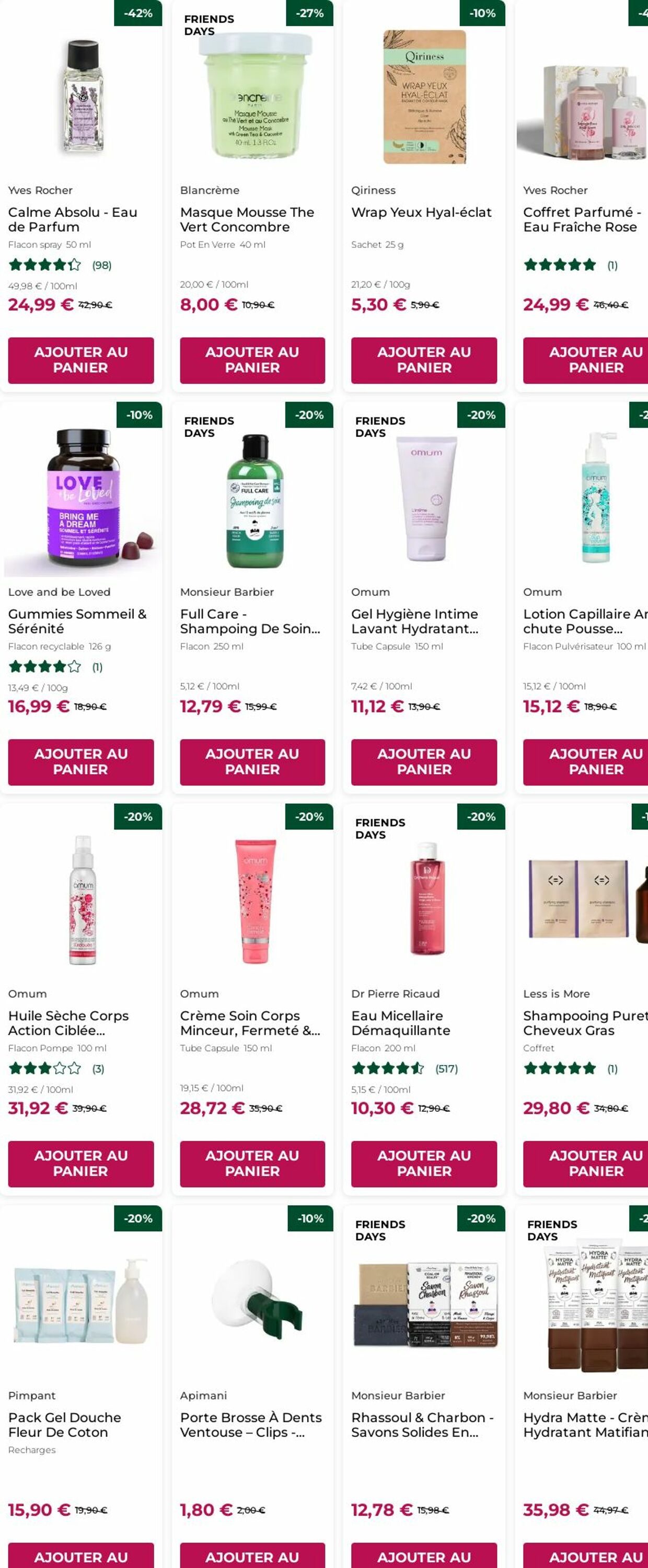 Catalogue Yves Rocher 22.09.2025 - 01.10.2025