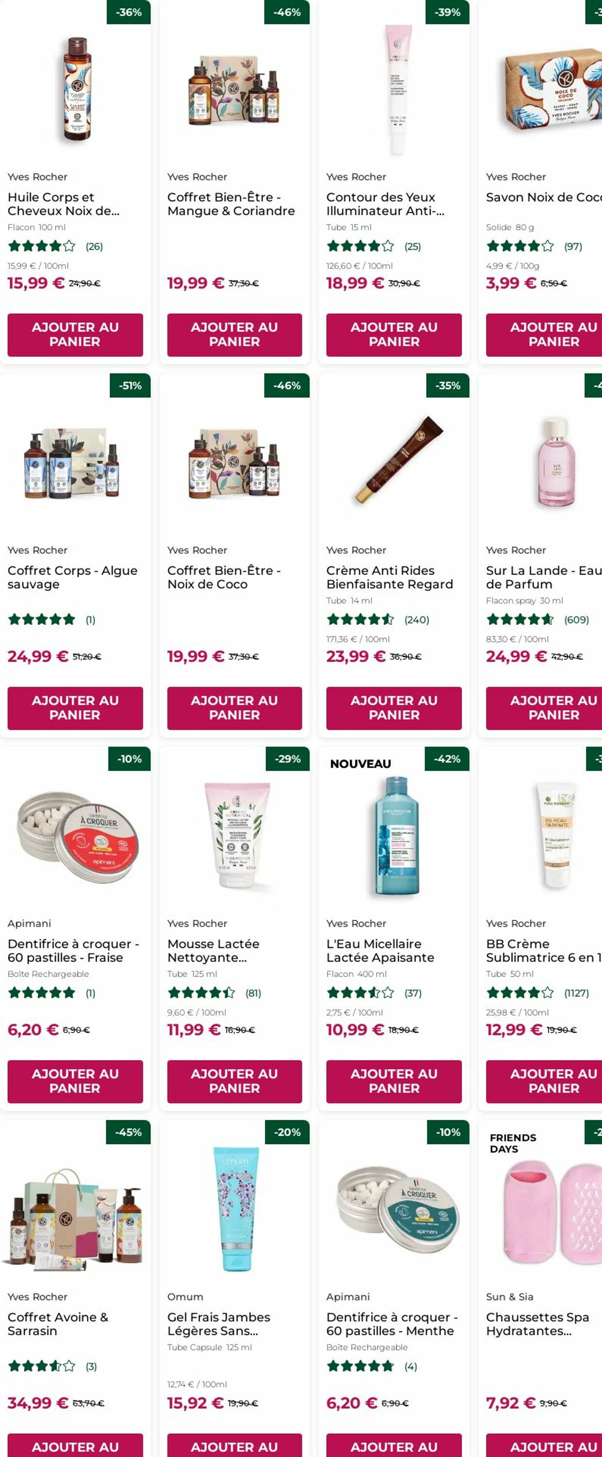 Catalogue Yves Rocher 22.09.2025 - 01.10.2025