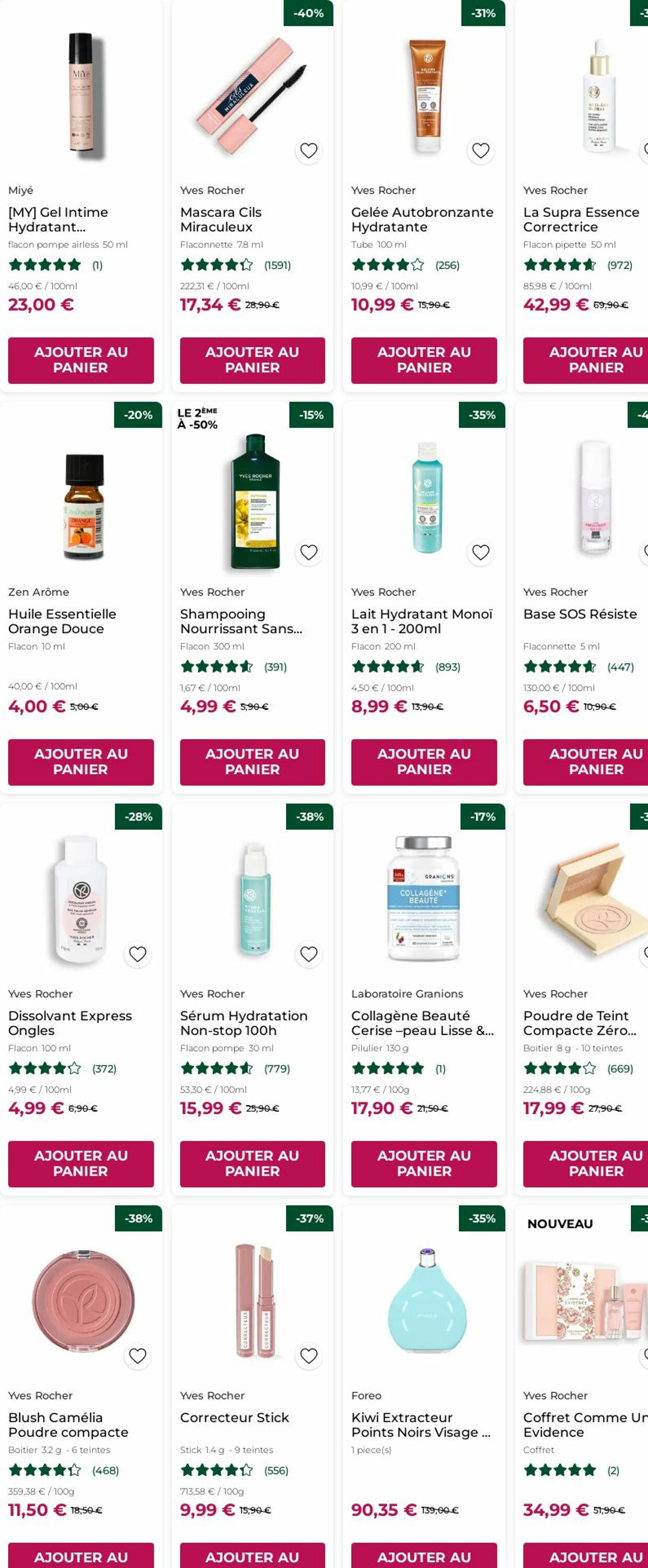 Catalogue Yves Rocher 08.12.2025 - 17.12.2025