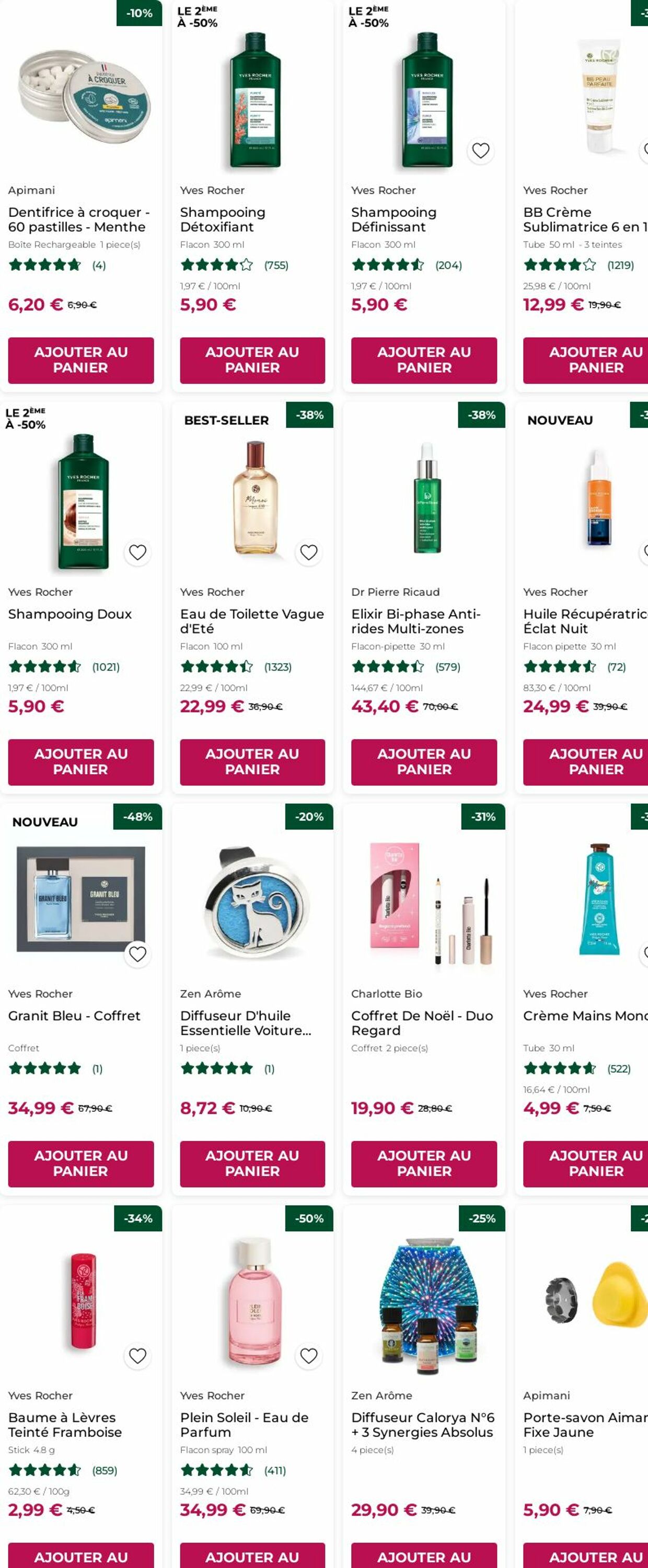 Catalogue Yves Rocher 08.12.2025 - 17.12.2025