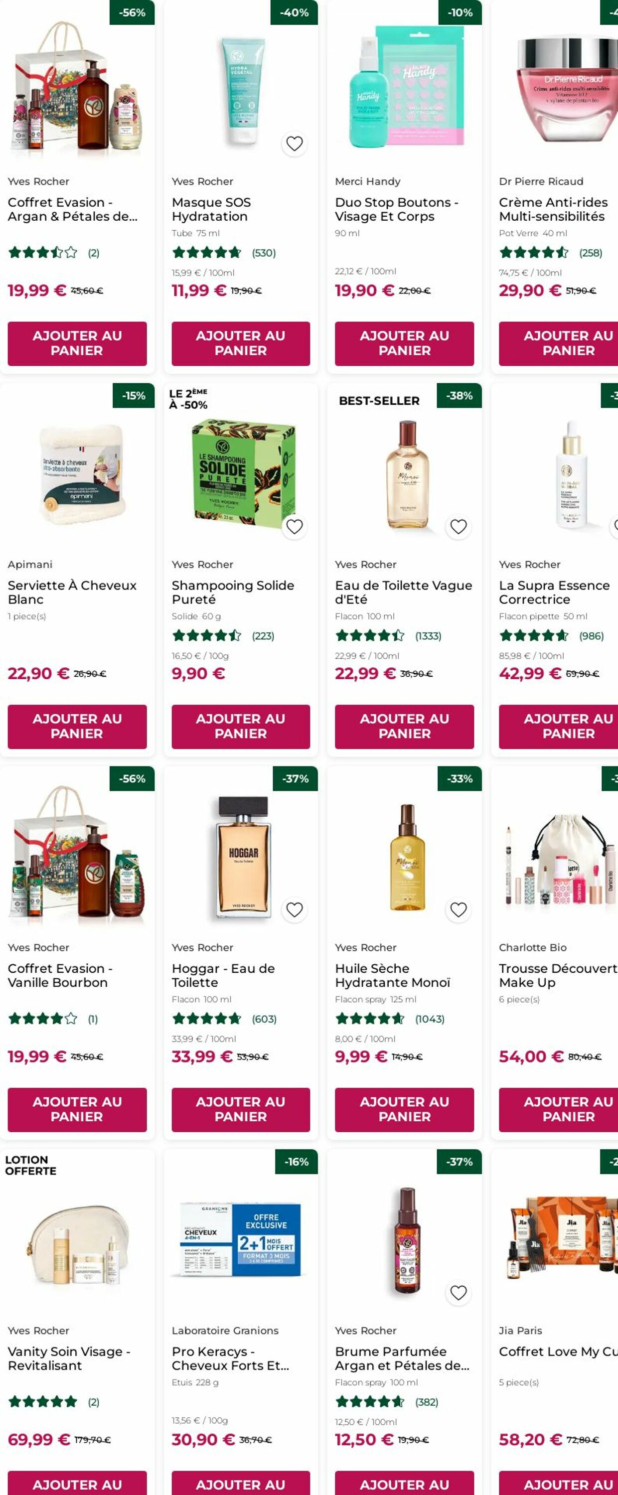 Catalogue Yves Rocher 22.12.2025 - 31.12.2025