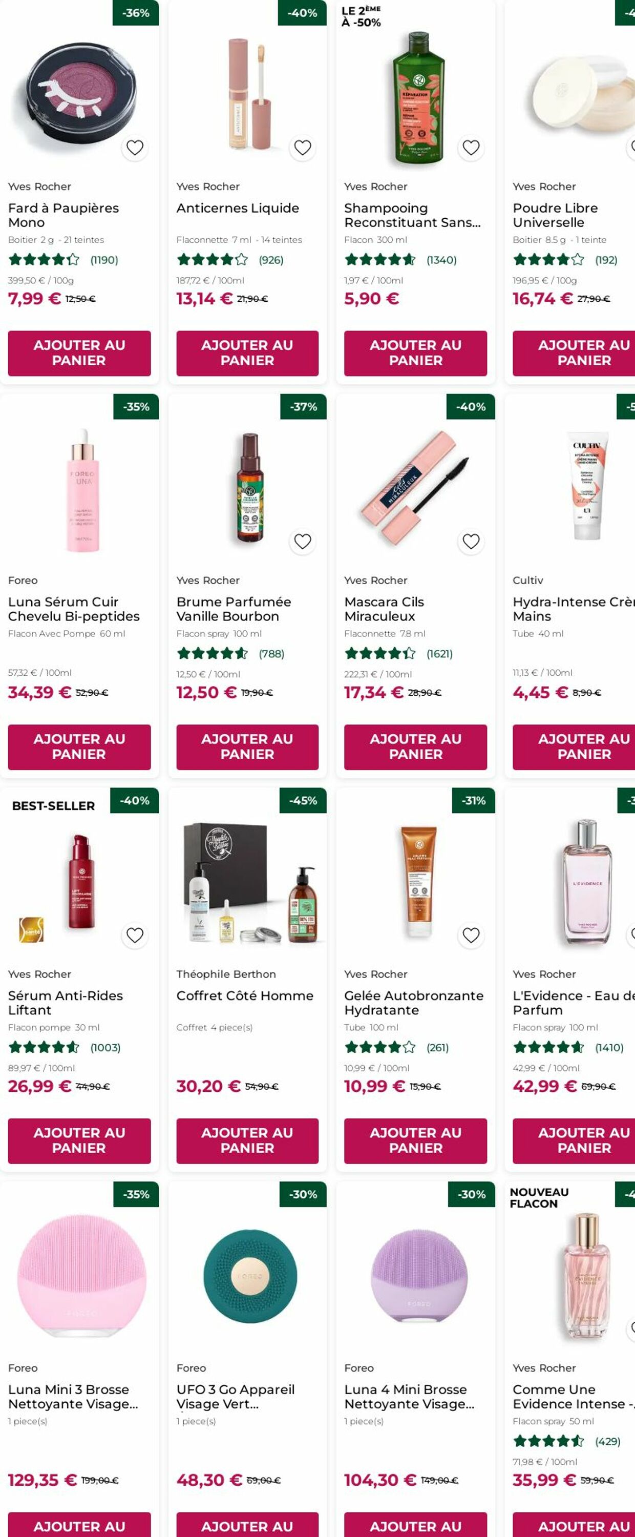 Catalogue Yves Rocher 22.12.2025 - 31.12.2025