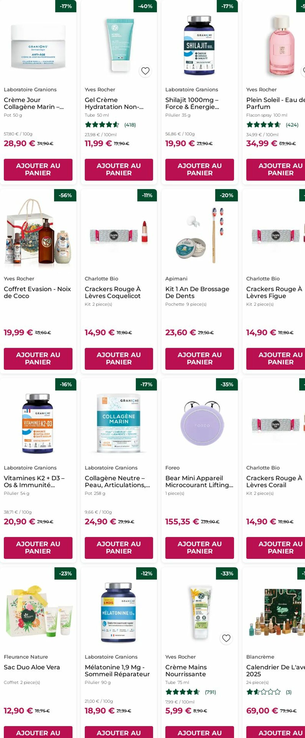Catalogue Yves Rocher 22.12.2025 - 31.12.2025