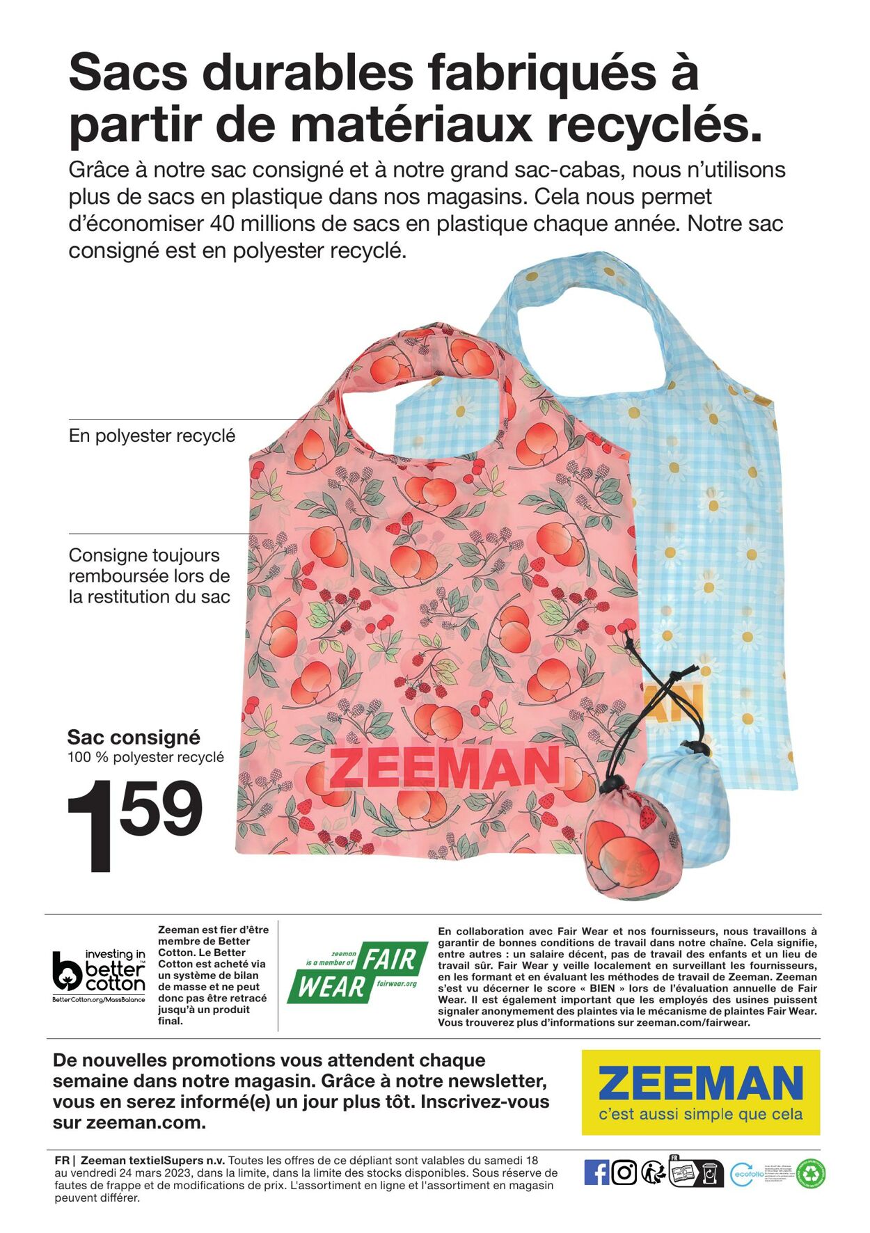 Catalogue Zeeman 18.03.2023 - 24.03.2023
